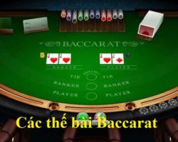 Tâm pháp và Các thế bài Baccarat cực kỳ hay cho bạc thủ
